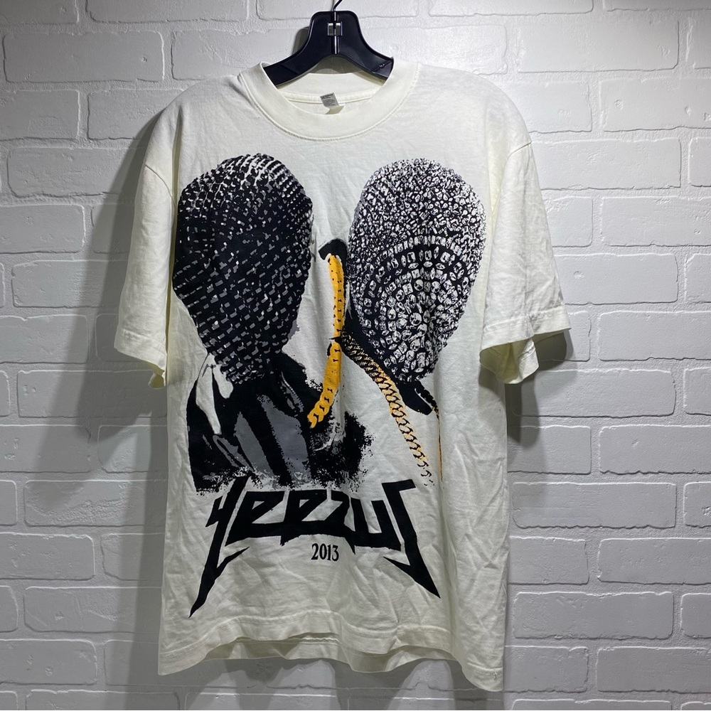 NICE Yeezus 2013 Album Shirt - Ye - Cream - Small